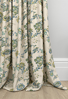 Land & Shore Orchard, Green - Made to Measure Curtains
